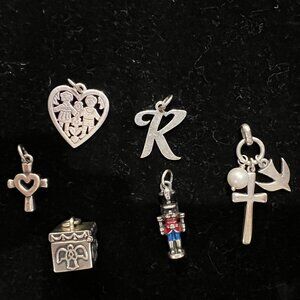 💥SALE💥James Avery Charms - 6 charms some Retired Sterling Silver
